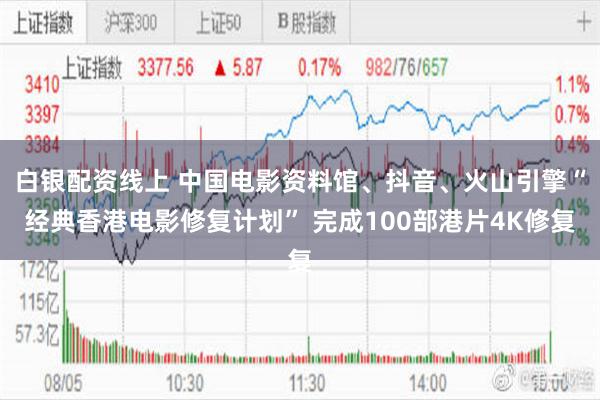 白银配资线上 中国电影资料馆、抖音、火山引擎“经典香港电影修复计划” 完成100部港片4K修复